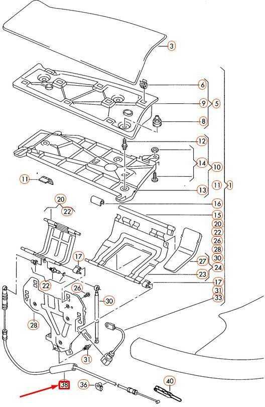 VAG VW Eos 1F 1F7 1F8 kabelis kairysis = dešinysis originalus 1Q0871557E