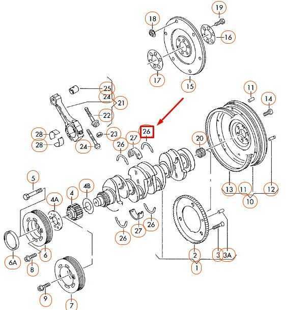 VAG VW Golf Jetta Passat Audi A3 A4 alkūninio veleno traukos poveržlė 06A105637A originali