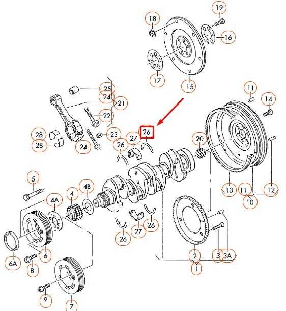 VAG VW Golf Jetta Passat Audi A3 A4 alkūninio veleno traukos poveržlė 06A105637A originali