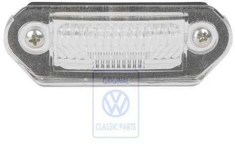 VAG VW Golf Mk3 valstybinio numerio ženklo žibinto objektyvas originalus 1H5943119