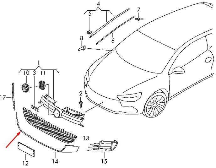 Vag Vw Golf Mk6 Gti Priekinis Stiklo Rėmelis Originalus 5K0853655GGRU