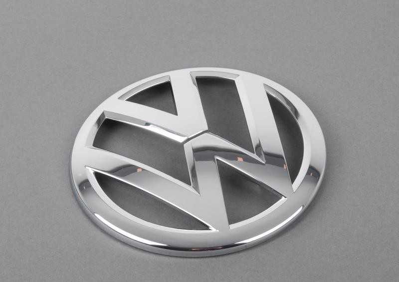 VAG VW GOLF MK7 13-17 priekinės grotelės VW emblema chromuota originali 5G08536012ZZ