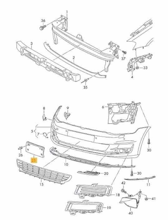 VAG VW GOLF MK7 13-17 priekinio bamperio numerio ženklo laikiklis originalus 5G0807287C9B9
