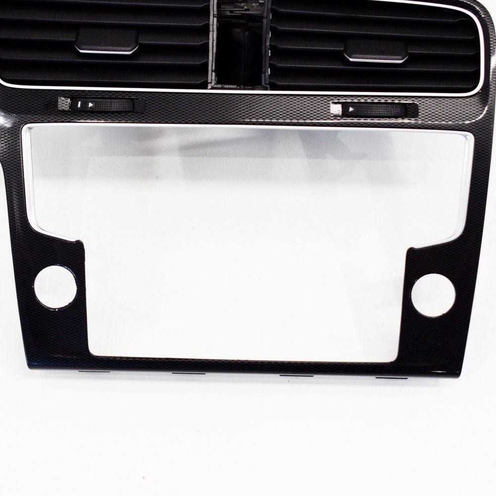 VAG VW Golf Mk7 centrinės oro ventiliacijos angos su navigacine apdaila LHD originalios 5G1819728AFDAR