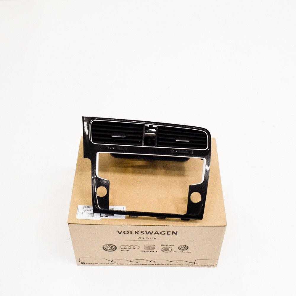 VAG VW Golf Mk7 centrinės oro ventiliacijos angos su navigacine apdaila LHD originalios 5G1819728AFDAR