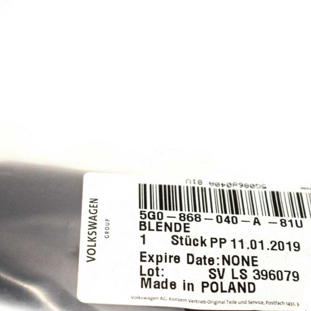 VAG VW Golf MK7 Interjero priekinių dešiniųjų durų rankenos dangtelis originalus 5G0868040A81U