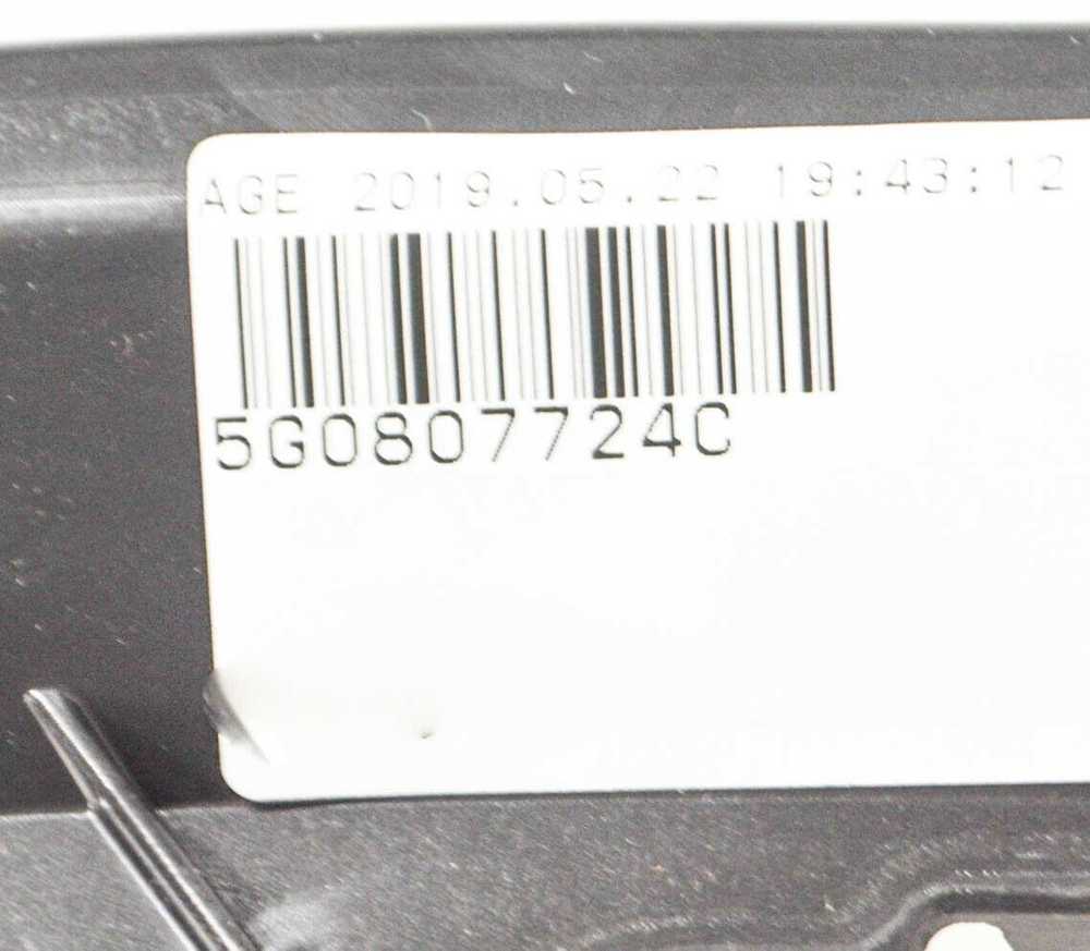 VAG VW Golf MK7 Priekinio Bamperio Dešinės Palaikymo Laikiklis 5G0807724C NAUJAS ORIGINALUS