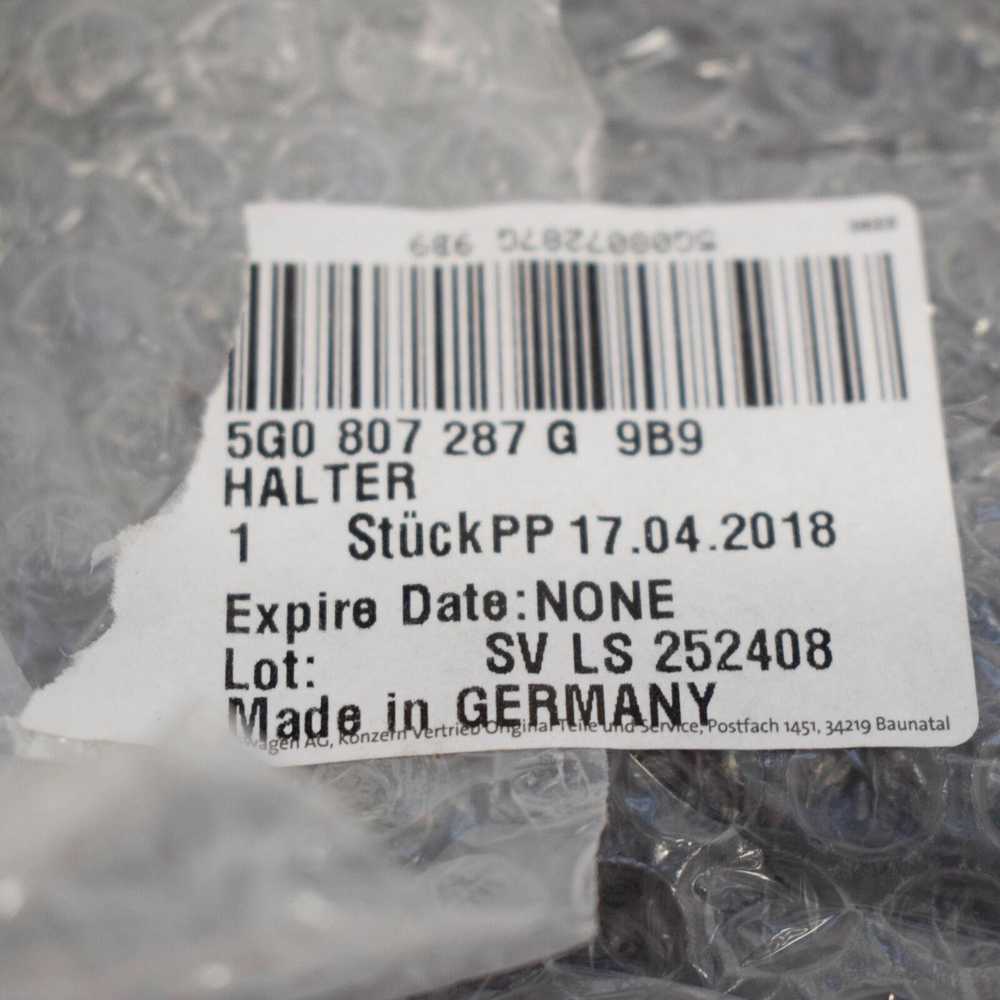 VAG VW Golf MK7 Priekinio Bamperio Licencijos Plokštelės Laikiklis 5G0807287G9B9 NAUJAS ORIGINALUS