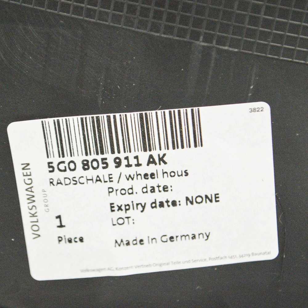 VAG VW GOLF MK7 priekinio kairiojo sparno purkštuko skydo prailginimas originalus 5G0805911AK