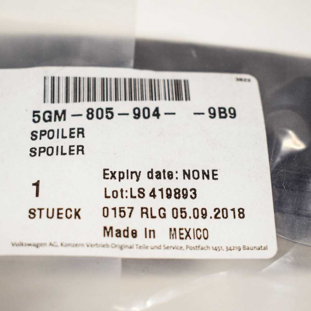 VAG VW GOLF MK7 Priekinis Bamperis Dešinysis Spoileris 5GM8059049B9 NAUJAS ORIGINALUS