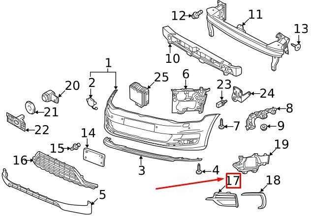 VAG VW GOLF MK7.5 R-LINE priekinis bamperis, kairės pusės apatinės grotelės, juodos spalvos