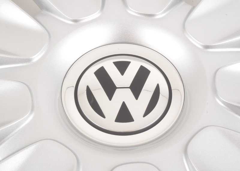 VAG VW Golf R32 GTI Rabbit High Chrome juodas ratų apdailos žiedas originalus 5K0601147FVZN