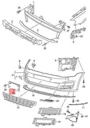 VAG VW Golf valstybinio numerio numeris juodas 5G0807285A9B9 originalus