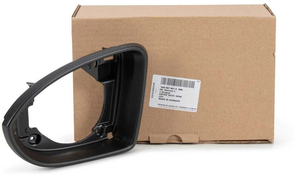 VAG VW GOLF VII Išorinio veidrodžio rėmo kairės pusės vidinis apvadas 5G0857601A9B9 Originalus
