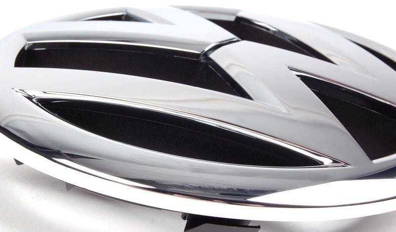 VAG VW GOLF VII MK7 priekinės radiatoriaus grotelės emblema ženkliukas originalus 5K0853601FULM