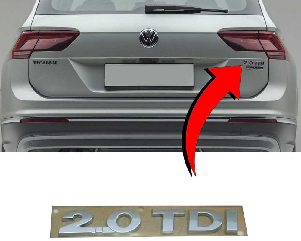 VAG VW High Chrome 2.0 TDI Inscription originalus 5TA8536752ZZ