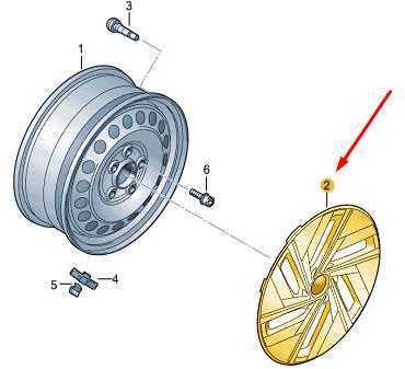 VAG VW 19" Ratlankis Apdaila Juoda Blizgi Plieninė Ratai Originali 11A601147DZKC