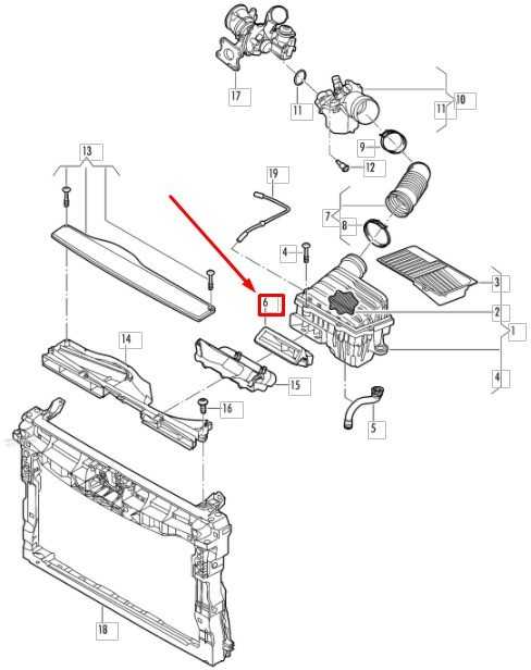 VAG VW JETTA A7 variklio oro įsiurbimo oro kreipiančioji originali 5QM129618C