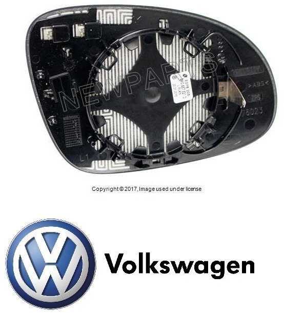 VAG VW Jetta Passat 06-10 vairuotojo kairės pusės durelių veidrodžio stiklas 5M0857521D originalus