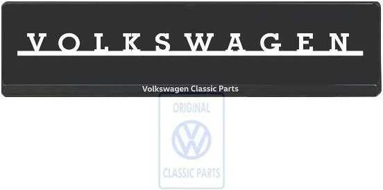 VAG VW Klasikas Valstybinio Numerio Lento Originalus ZCP902991