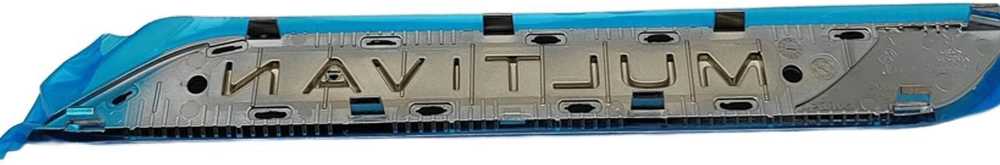 VAG Vw Multivan T7 Stm Stn 2022 Juodas Chromo Raidės Originalus 7T0853675LDPJ