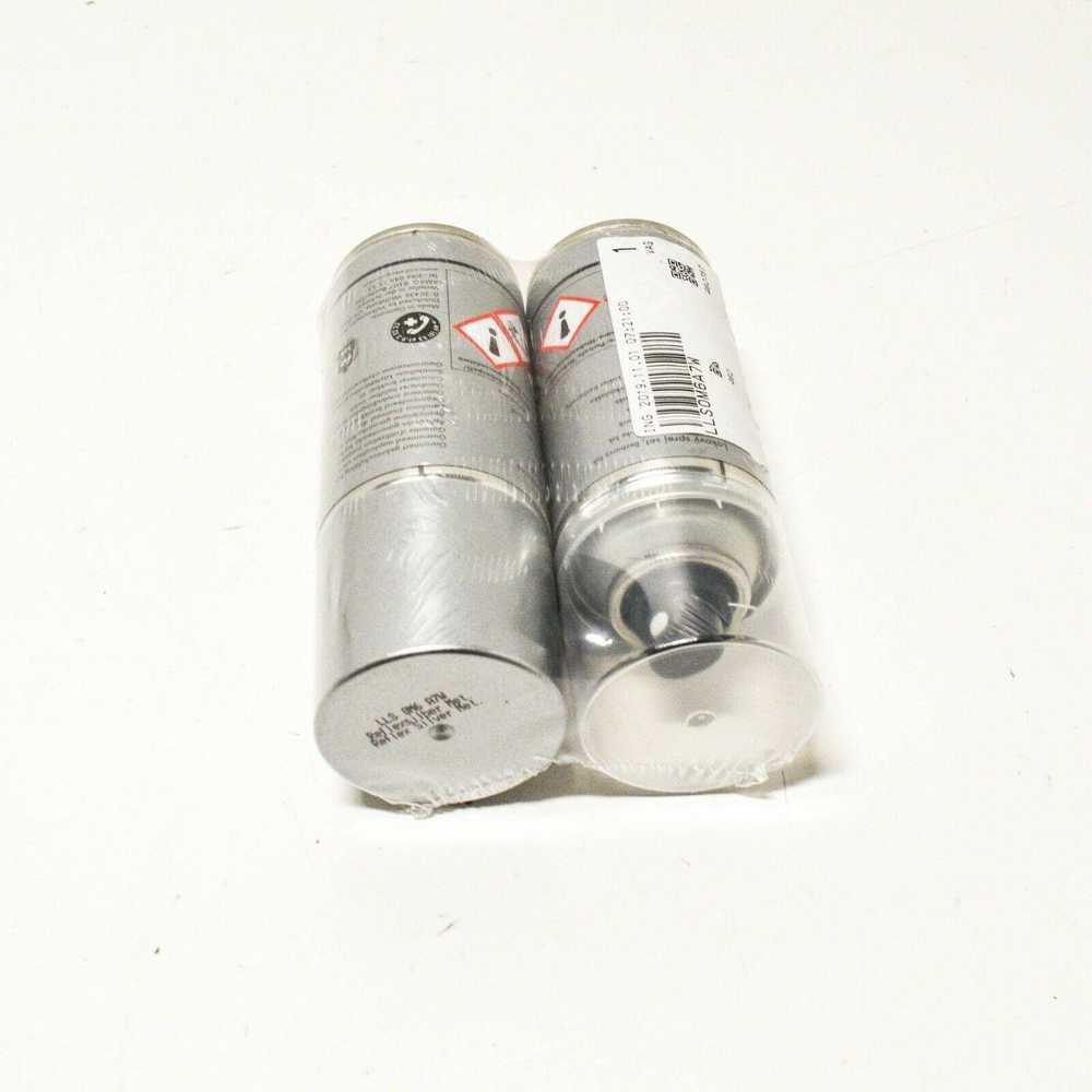 VAG VW Original Sidabrinis Metallic Paint Purškiklis Set LLS0M6A7W NAUJA ORIGINALI