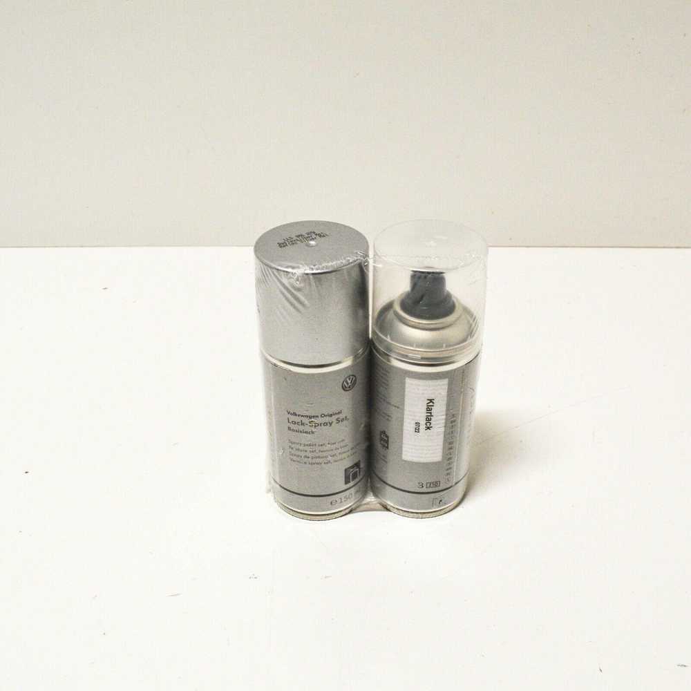 VAG VW Original Sidabrinis Metallic Paint Purškiklis Set LLS0M6A7W NAUJA ORIGINALI