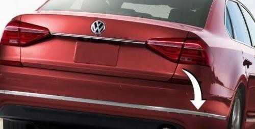 VAG VW Passat 15-18 Galinis bamperis dešinysis chromuotas apvadas originali 5618534602ZZ
