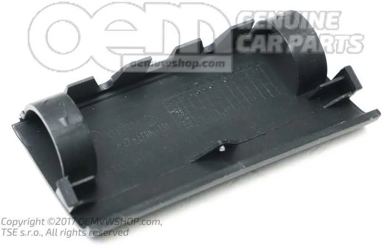 VAG VW PASSAT 97-05 Priekinio kėlimo taško dangtelis juodas kairysis N/S 3B0853917B41 originalus