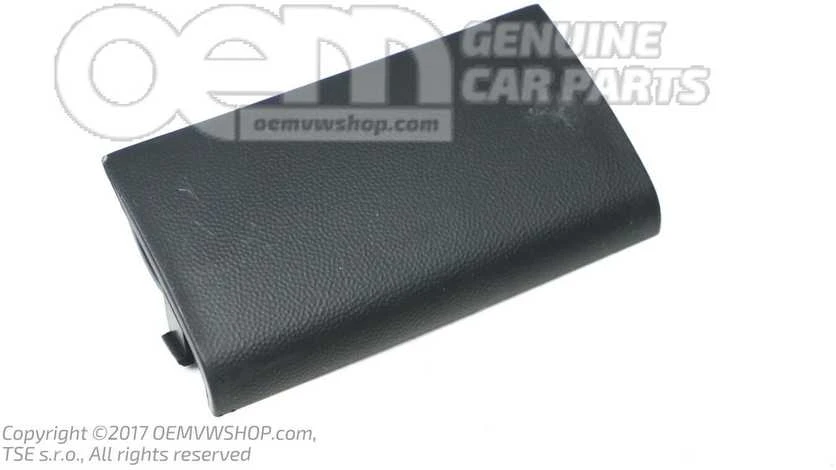 VAG VW PASSAT 97-05 Priekinio kėlimo taško dangtelis juodas kairysis N/S 3B0853917B41 originalus