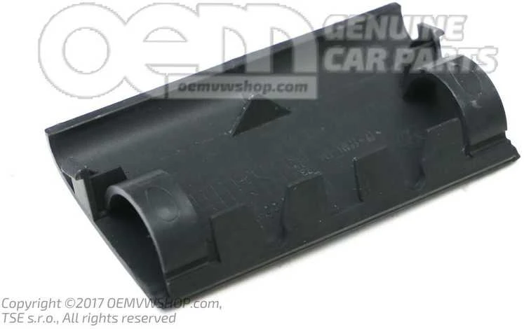VAG VW PASSAT 97-05 Priekinio kėlimo taško dangtelis juodas kairysis N/S 3B0853917B41 originalus