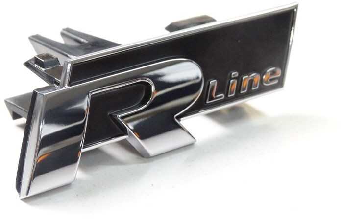 VAG VW Passat B7 emblema R-Line ant grotelių originali 3AA853948FXC