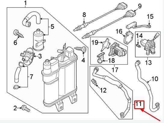 VAG VW PASSAT B8 Antrinis oro įpurškimo siurblys žarna 5C0131128E NAUJA ORIGINALI
