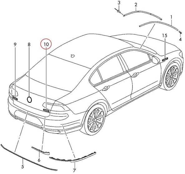VAG VW Passat Galinė bagažinės dalis 4Motion Chromuota emblema su ženkliuku originali 3G0853675TMGM