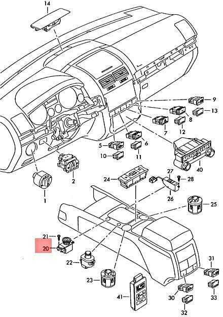 VAG VW Passat Touareg B7 Start Stop jungiklis originalus 7L6959839