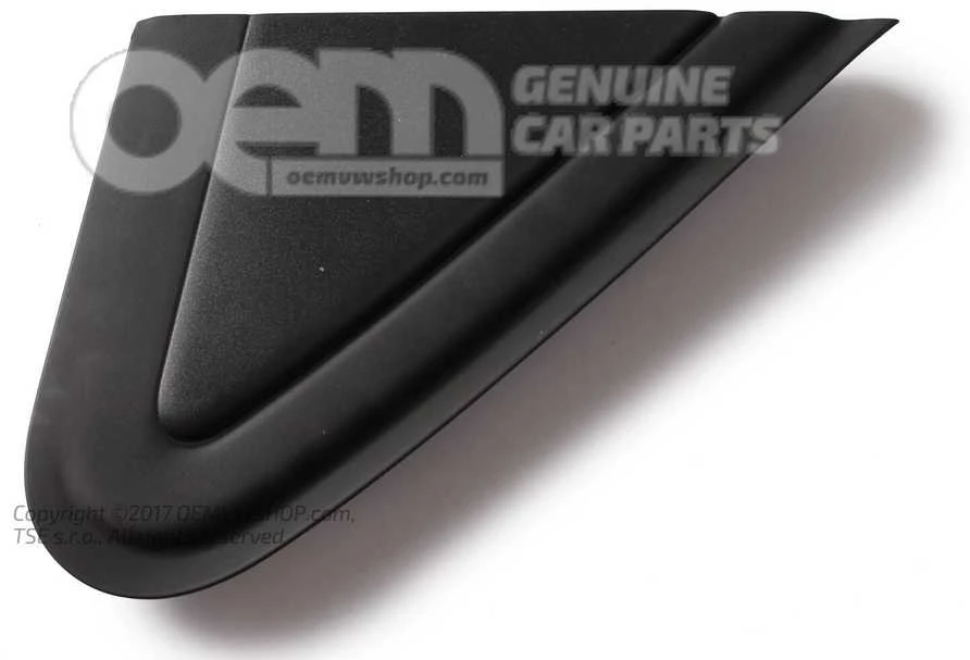 VAG VW Polo A statramsčio veidrodėlio apdaila dešinė juoda apdaila 6Q0853274A9B9 originali