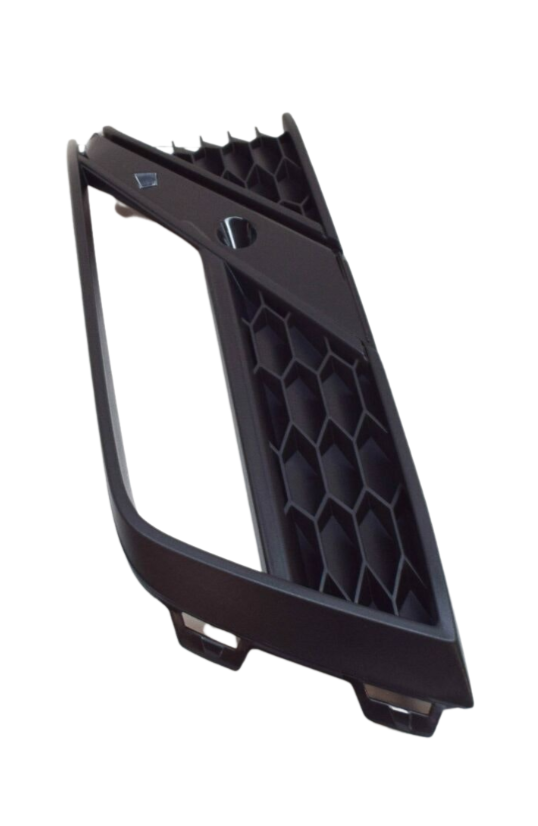 VAG VW POLO GTI 15-17 Priekinis bamperis apatinis dešinysis O/S grotelių apdaila juoda 6C0853666G9B9 Originali