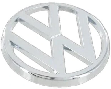 VAG VW priekinės grotelės emblema chromuota originali 321853601