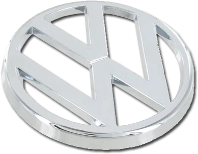 VAG VW priekinės grotelės emblema chromuota originali 321853601