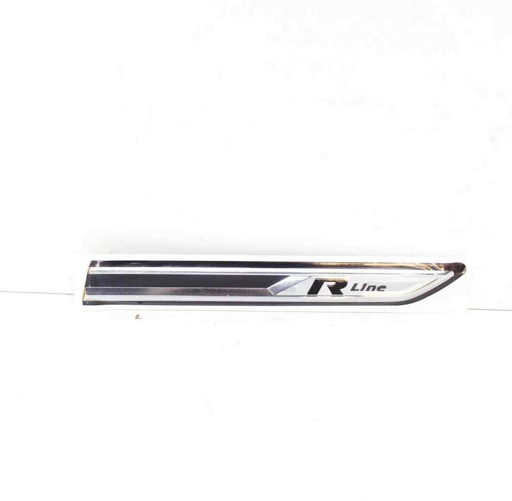 VAG VW priekinių kairės pusės durų emblema R-Line originali 3G8853689GDPJ