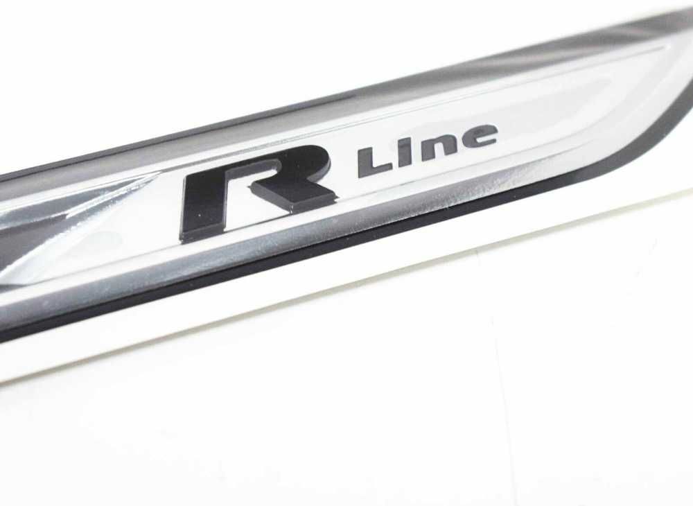 VAG VW priekinių kairės pusės durų emblema R-Line originali 3G8853689GDPJ