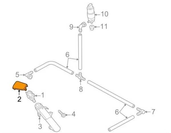 VAG VW priekinių žibintų plovimo įtaiso dangtelis originalus 1Q0955109AGRU
