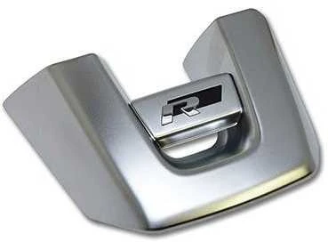 VAG VW R Line aliuminio vairo ratlankio apkaba su emblema originali 1K8419685BPOP