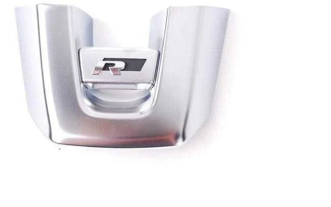 VAG VW R Line aliuminio vairo ratlankio apkaba su emblema originali 1K8419685BPOP
