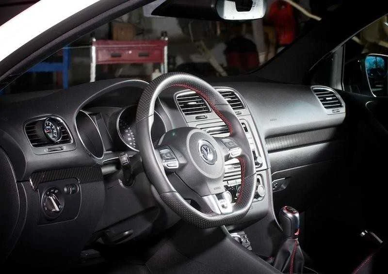 VAG VW R Line aliuminio vairo ratlankio apkaba su emblema originali 1K8419685BPOP