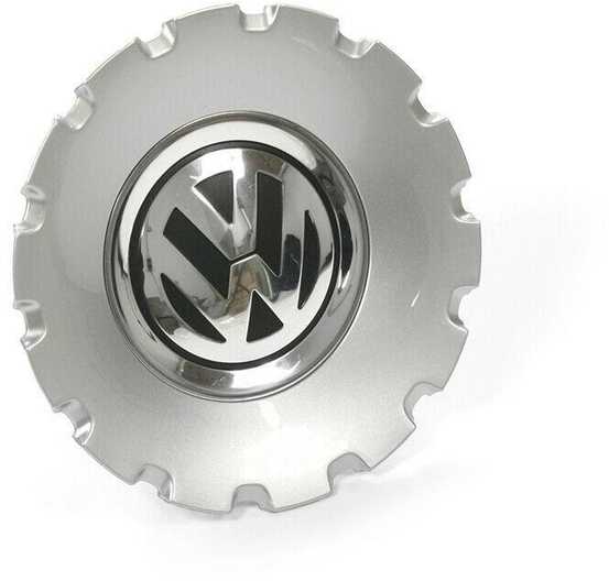 VAG VW ratų centrinis stebulės dangtelis Diamond Sidabrinis Anthracite Genuine 3C0601149ATJY