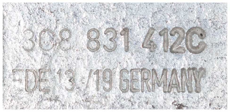 VAG VW šarnyras durų priekinis apatinis dešinysis 3C8831412C originalus