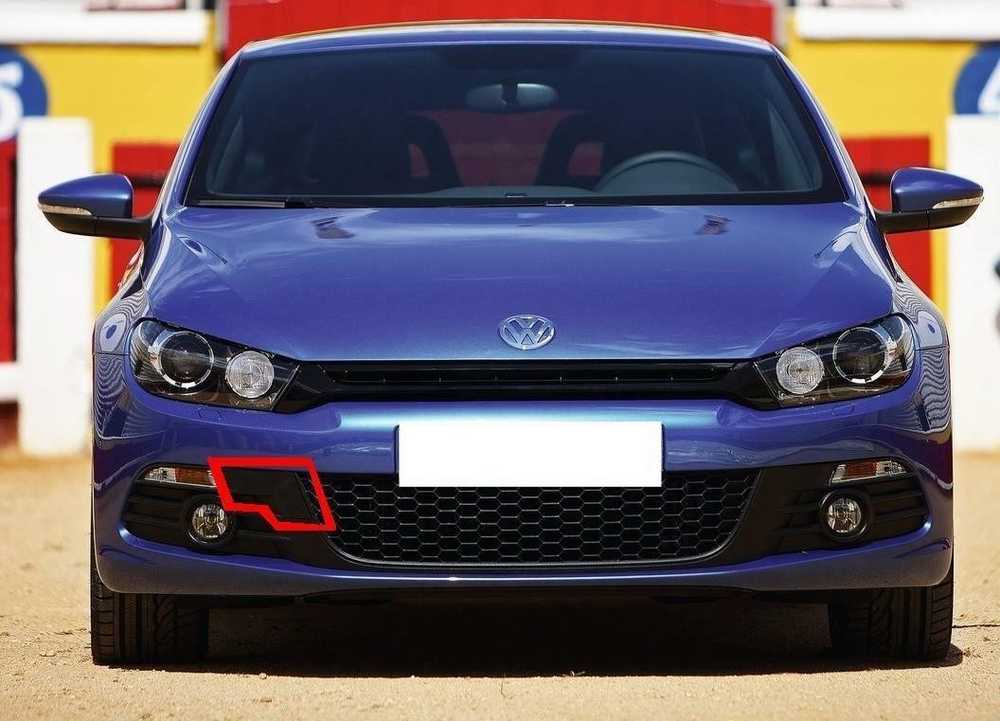 VAG VW SCIROCCO 08-14 priekinio bamperio vilkimo kablio dangtelis originalus 1K8807241A