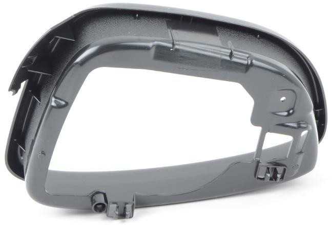 VAG VW SCIROCCO 15-17 O/S DEŠINIS DURŲ VEIDRODŽIO RĖMAS Juodas ORIGINALUS 1K8857602A 9B9