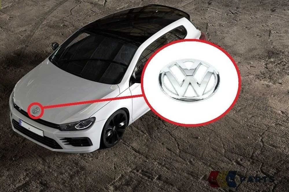 VAG Volkswagen Scirocco 1K8 2015 2018 Vw Emblema Chromuota Originalus 1K8853600D739